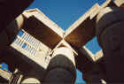 The hypostyle hall was once brightly painted and roofed.