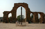 Courtyard with a much older Iron Pillar