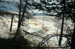 Travertines near Mammoth Hot Springs